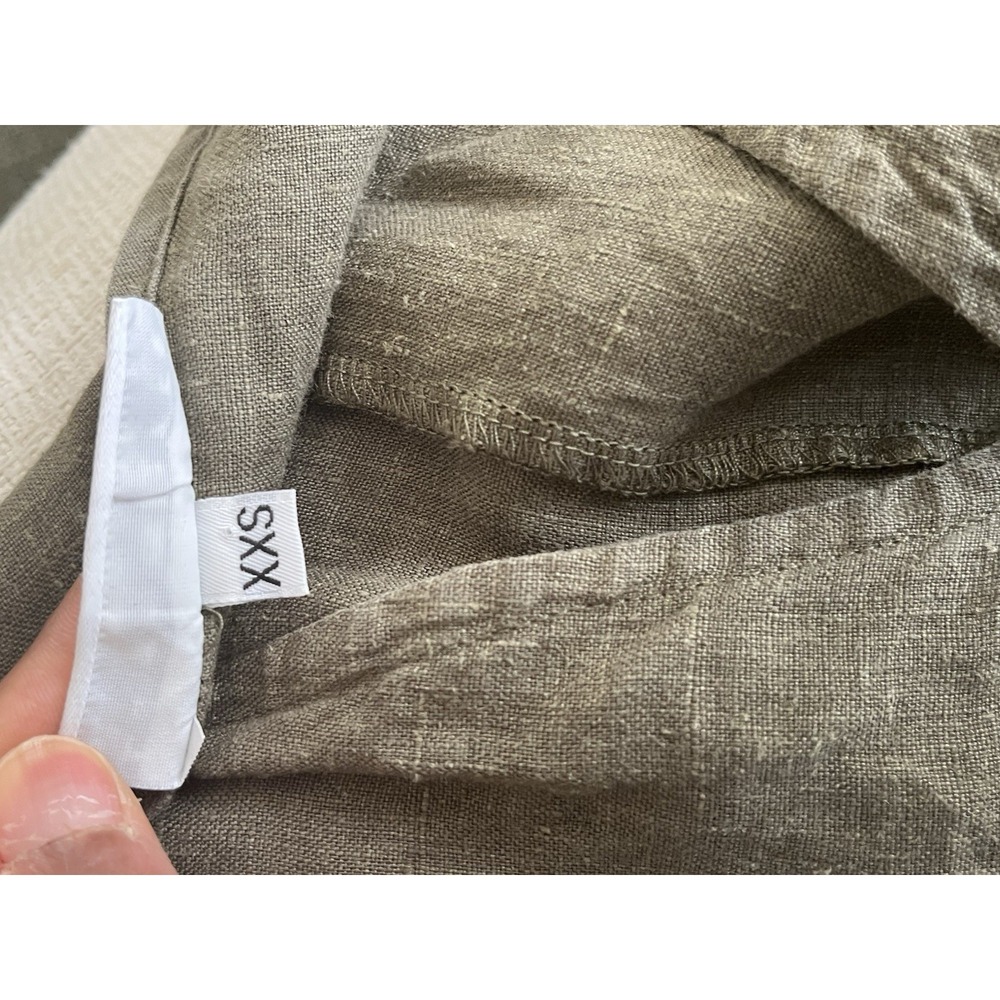 Bryn‎ Walker Bingley Tunic Dress 100% Linen Lagenlook Beach Oversized, Size XXS - Picture 6 of 7